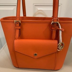 New Michael Kors Orange Tote